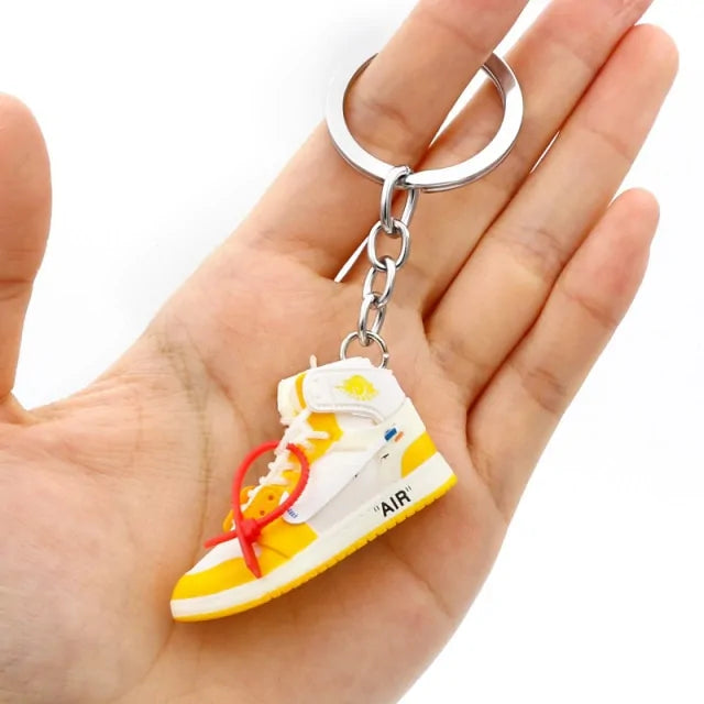 3D Sneaker Shoe Keychain