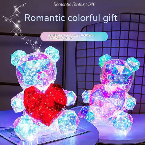 Colorful Luminous Bear