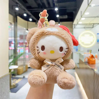 Adorable Mini Sanrio Plush Doll Keychains