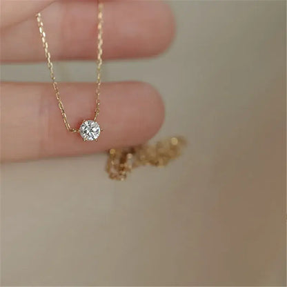 Dainty 925 Sterling Silver 14k Gold-Plated Necklace