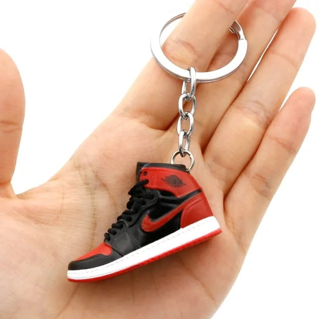 3D Sneaker Shoe Keychain