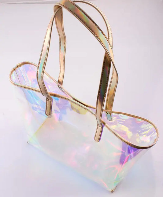 HIGH QUALITY Iridescent Clear PVC BAG