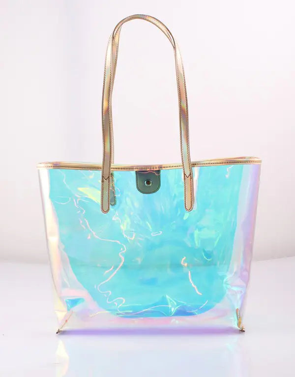 HIGH QUALITY Iridescent Clear PVC BAG