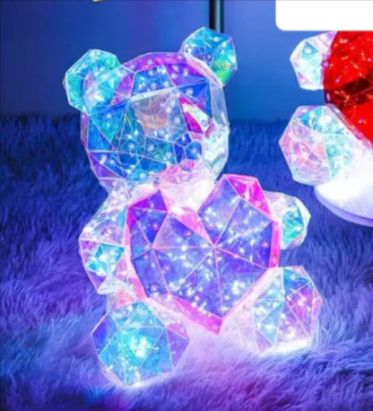 Colorful Luminous Bear