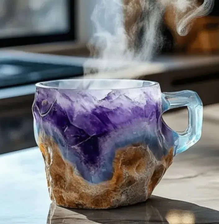 400ml Resin Mineral Crystal Coffee Mug