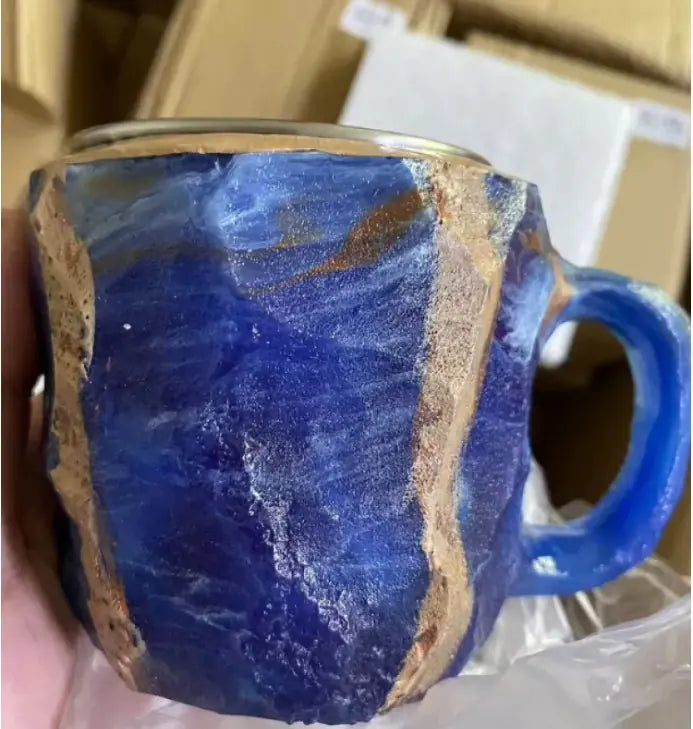 400ml Resin Mineral Crystal Coffee Mug