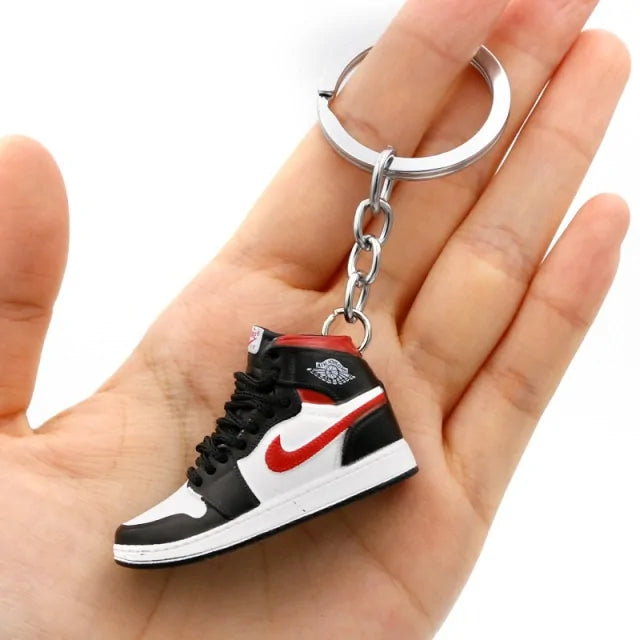 3D Sneaker Shoe Keychain