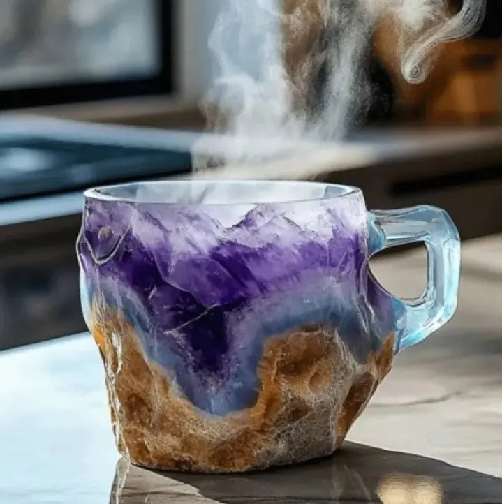 400ml Resin Mineral Crystal Coffee Mug