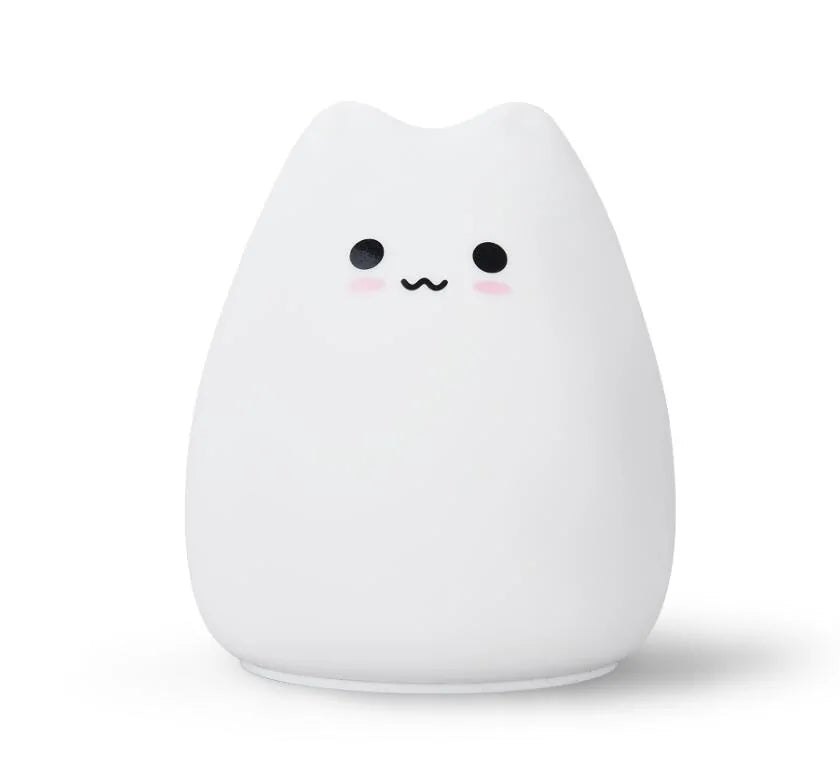 Kawaii Cat Night Light Lamp