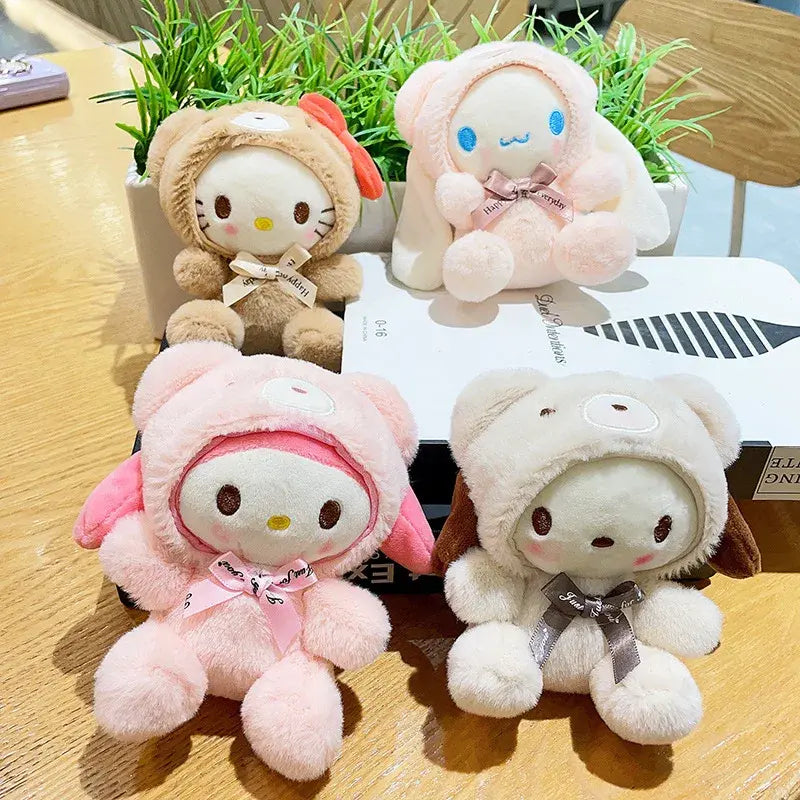 Adorable Mini Sanrio Plush Doll Keychains