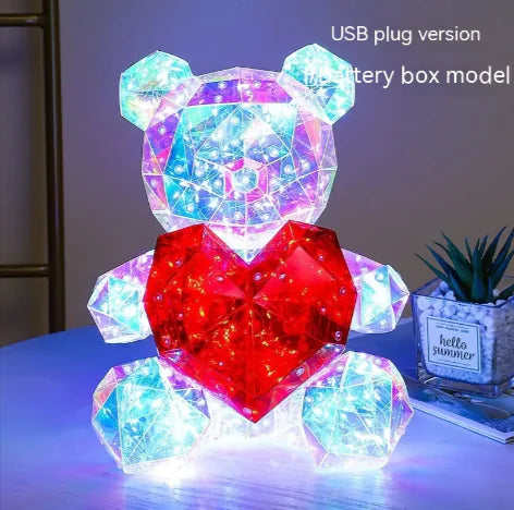 Colorful Luminous Bear